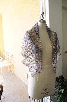 Cherry Blossom Kiss Shawl