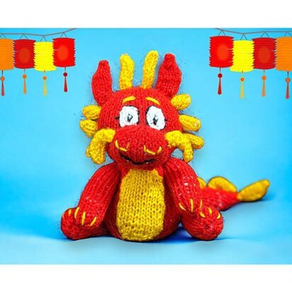 Chinese New Year Dragon choc orange cover / toy