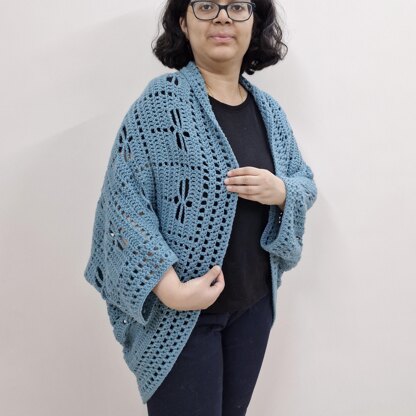 Dragonfly Garden Shrug