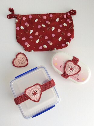 Heart lunchbox strap