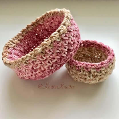 Cherry Blossom Stackable Baskets