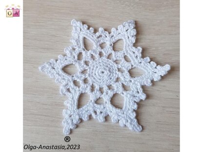 Crochet snowflake 25