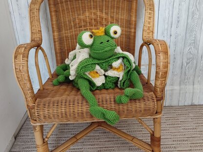 3in1 Jungle Frog Baby Blanket