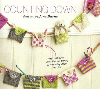 Counting Down to Christmas Advent Knitted Bunting