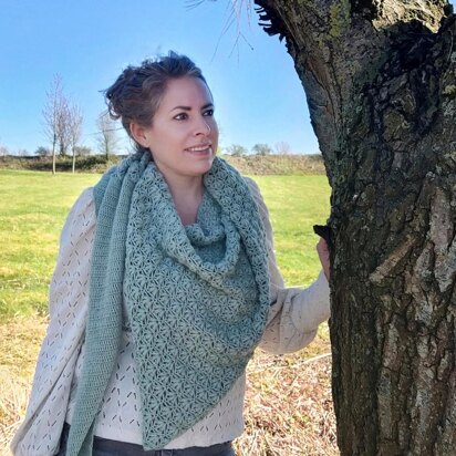 Minty Meadow Shawl