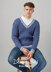 Kentwell Sweater - Knitting Pattern For Men in Debbie Bliss Rialto DK