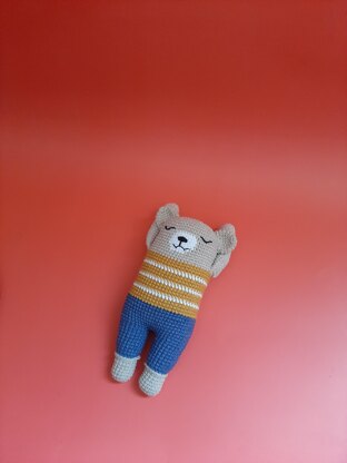 Crochet bear pattern, crochet little bear, amigurumi pattern, crochet animal