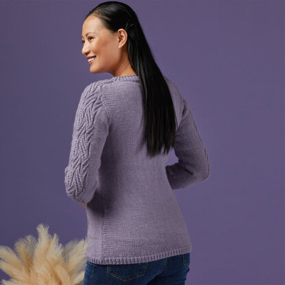 1245 Colorado - Jumper Knitting Pattern for Women in Valley Yarns Ashfield