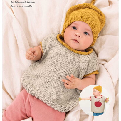 Oversized Shirt and Hat in Rico Baby Cotton Soft DK - 994 - Downloadable PDF