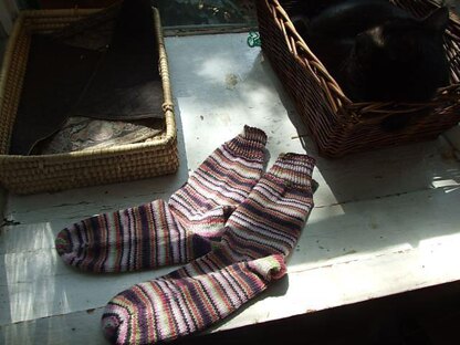 Easy Toe-Up Socks