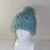 Super Chunky Cable Bobble Beanie Hat