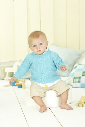 Baby's and Boy's Sweaters in Sirdar Snuggly DK - 4442