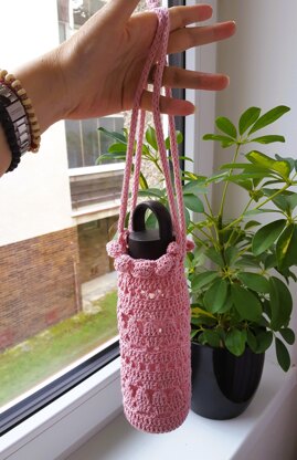 Lotus pond bottle bag