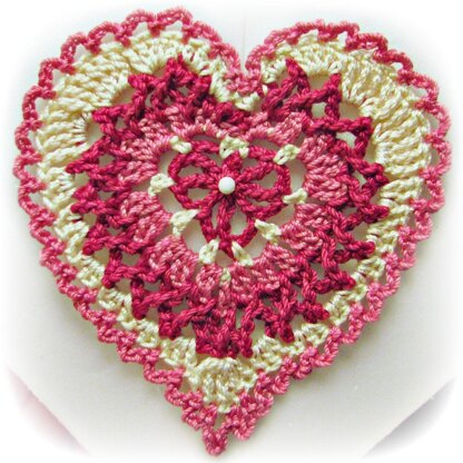 Build-a-Heart, Lacy Heart Applique or Ornament
