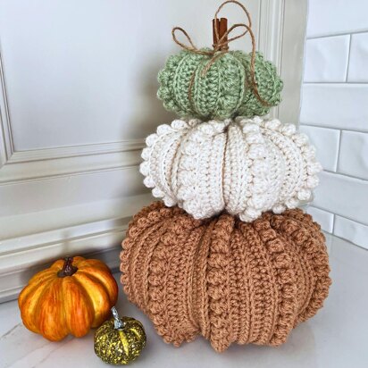 Farmhouse Bobble Pumpkins