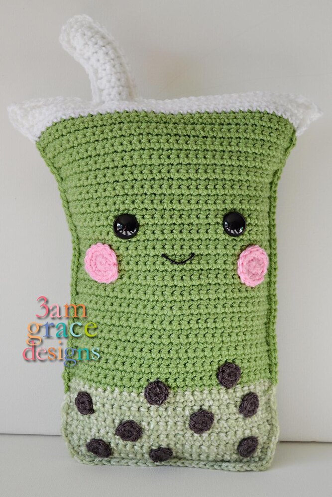 Milkshake Kawaii Cuddler® Crochet Pattern – 3amgracedesigns