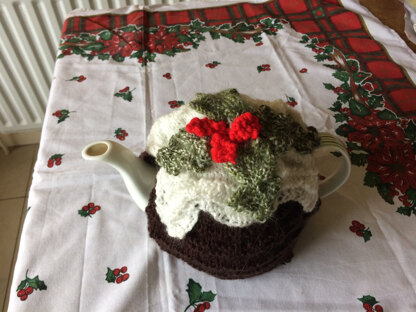 christmas pudding tea cosy