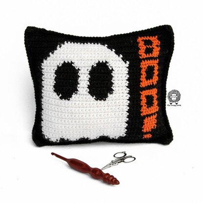 Mad About Boo Halloween Pillow