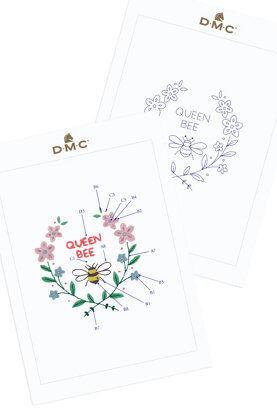 Queen Bee in DMC - PAT0447 -  Downloadable PDF