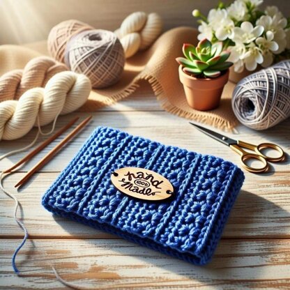 Crochet Card Holder Pdf + Video Tutorial