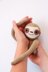 Sleepy sloth curtain tie back