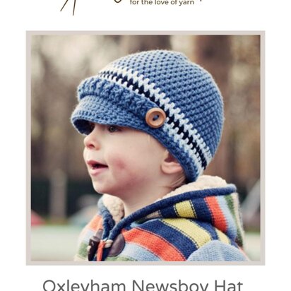 Oxleyham Newsboy Hat Crochet Pattern (Child)