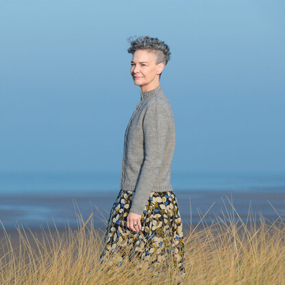 Jetty Cardigan in The Fibre Co. Cumbria Fingering - Downloadable PDF