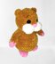 Toys hamster plush pattern, cute crochet pattern