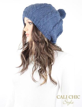 Leah Knit Pompom Hat #814