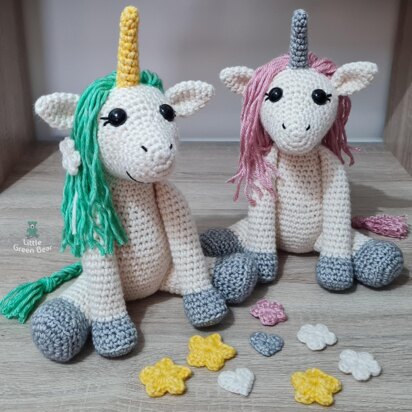 Uma the Unicorn – US Terminology - Amigurumi