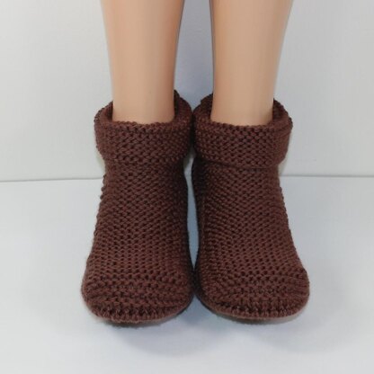 Knitted slipper boots sales mens