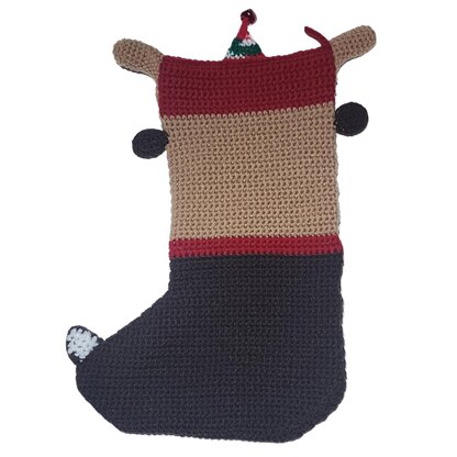 Reindeer Christmas Stocking