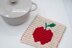 Apple Mosaic Crochet Dishcloth