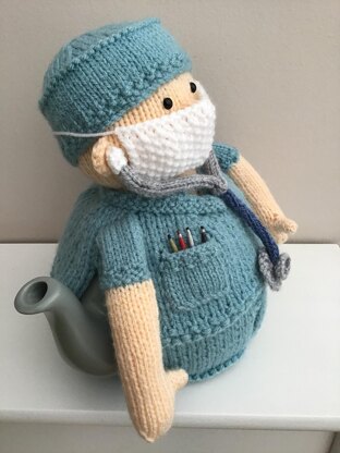 Mary the doctor tea cosy