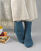 Enya Socks - Knitting Pattern For Women in Debbie Bliss Toast