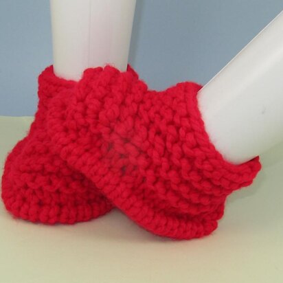 Super Chunky Simple Garter Stitch Slippers