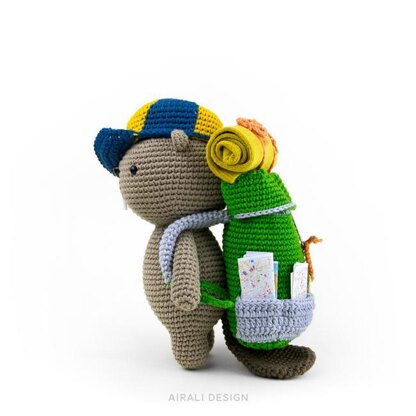 Lenny the amigurumi Beaver