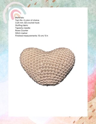 Crochet heart