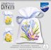 Vervaco Spring Flower Bags Cross Stitch Kit - 8cm x 12cm