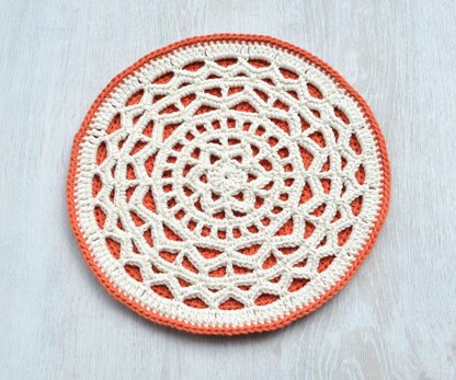 Geometric Mandala Hot Pad