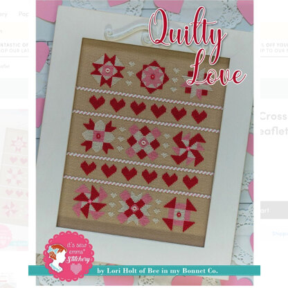 It's Sew Emma Quilty Love Cross Stitch Pattern - ISE-405 - Leaflet