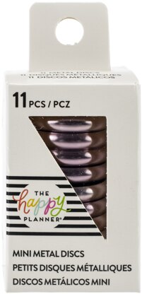 Happy Planner Mini Metal Expander Discs 11/Pkg - Lavender