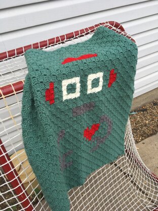 "Beep" (Robot) Lap/Stroller blanket