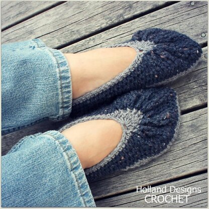 Two-Tone Slippers