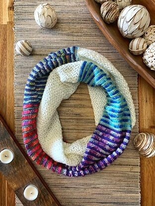 Sugar Stripe Infinity Scarf