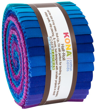 Robert Kaufman Kona Cotton Solids 2.5in Strip Roll - HR-142-24