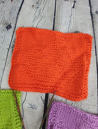 Halloween knitted Granny Squares