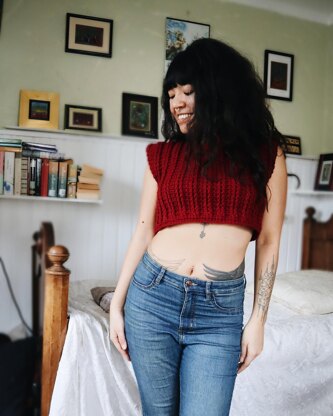 Aphrodite Cropped Sweater
