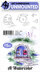 Art Impressions Watercolor Cling Rubber Stamps - Hobbit Door