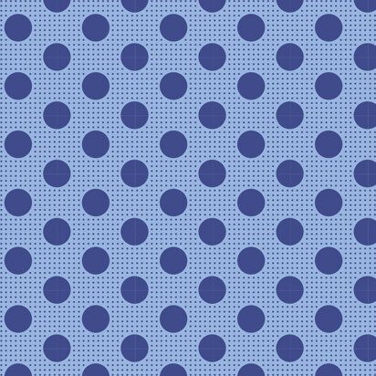 Tilda Medium Dots Denim Blue